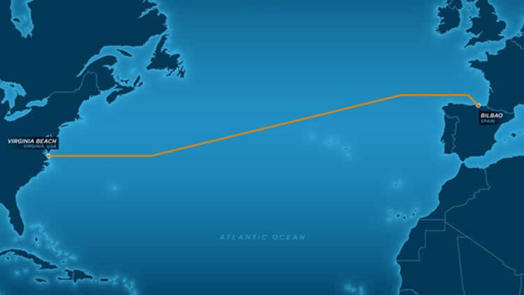 Cable submarino USA a Europa